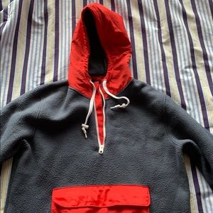Empyre fleece anorak hoodie